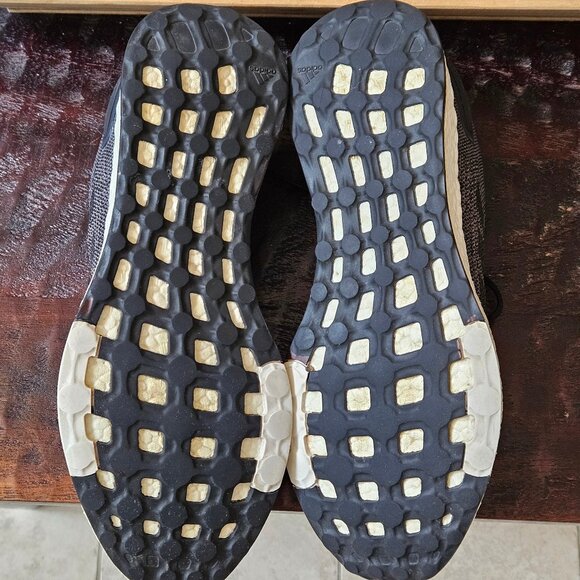 Adidas Men's PureBoost Knit Running Shoes, Gray, Sz 13 - Picture 7 of 16